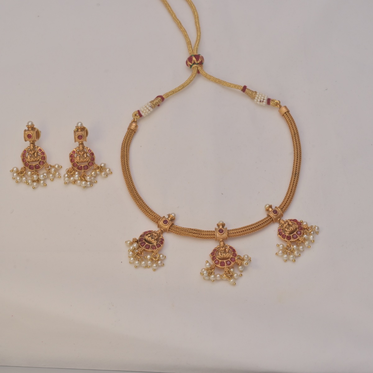 Lakshmi Devika Temple Choker Set